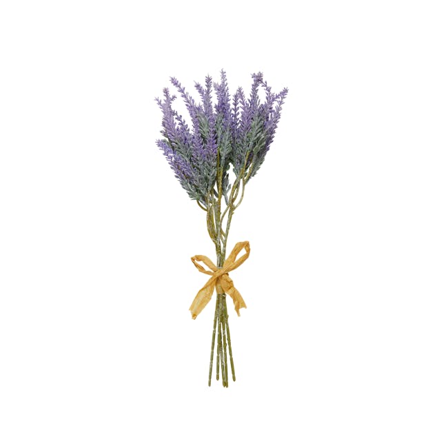 Faux Lavender Stem - Purple (Set of 5) - 0