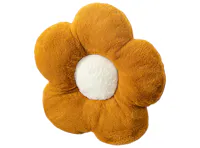 Daisy Plush Cushion - Ochre