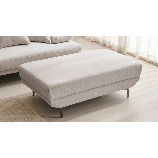 Cornell 3 Seater Adjustable Sofa - Cream (Pet Friendly) - 22