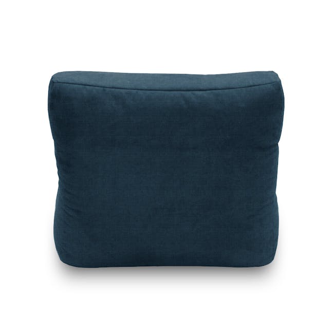 Flabber Bean Bag Sofa - Blue - 3 - Dark blue, rectangular, cushion, upholstered, soft, plush, comfortable, ergonomic
