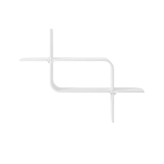 Montage Shelf - White - 12 - White minimalist pendant light fixture, sleek design, modern aesthetic, simple yet elegant