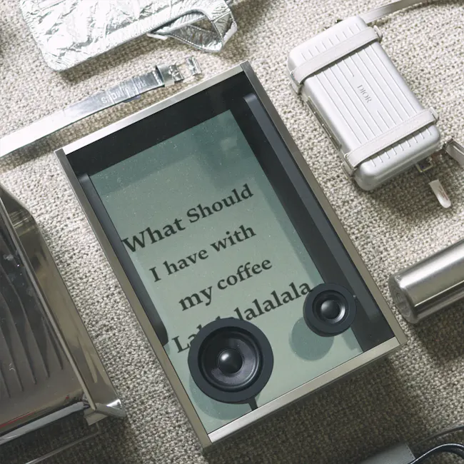 Cotodama Lyric Speaker Box - Military Silver - 5