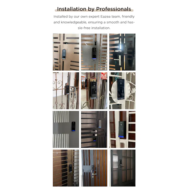 Eazea AXIS-G Pro Smart Gate Digital Lock - 10