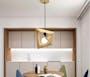 Triangle Wooden Pendant Lamp - 2