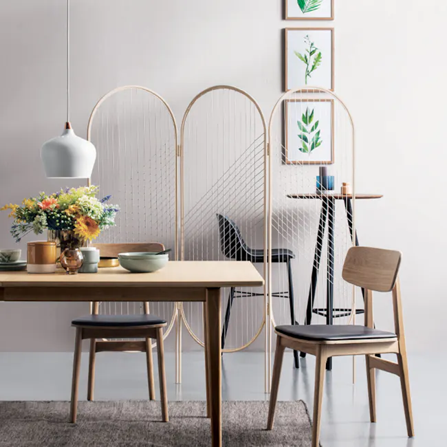 Tacy Dining Chair - Cocoa - 2 - modern dining room, minimalist decor, wooden furniture, contemporary style, natural