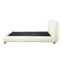 Othello Queen Bed - Ivory Boucle - 3