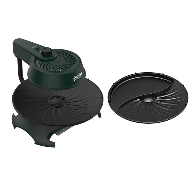 KITH Exclusive Bundle - Smokeless BBQ Grill Knob Control Forest Green + Duo Pan - 0
