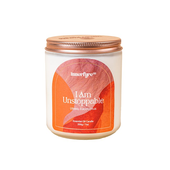 Innerfyre Co I AM UNSTOPPABLE Candle 200g - Peppermint, Blood Orange & Sage - 0