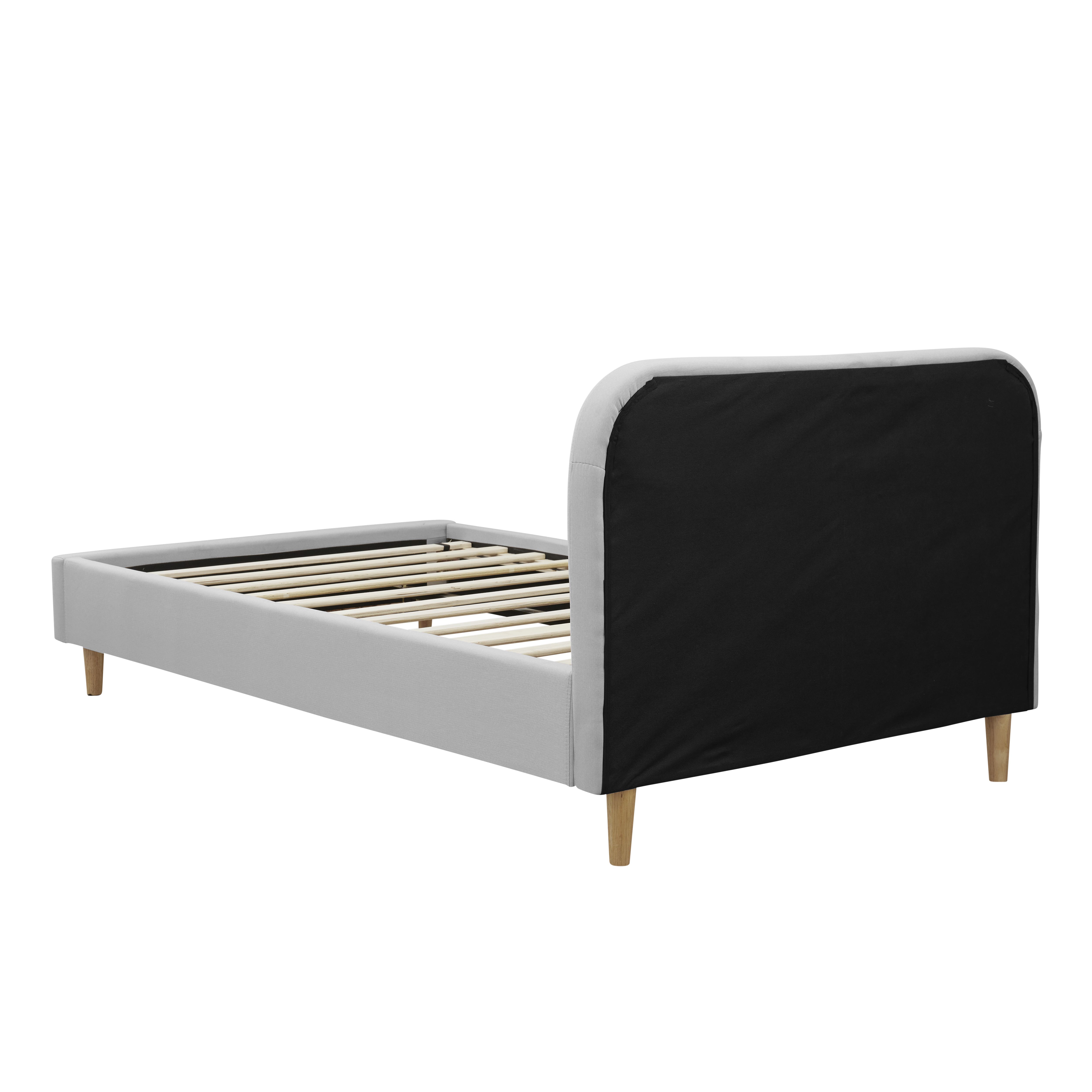 Nolan Super Single Bed - Silver Fox, HV Basic Beds & Bedroom Storage ...