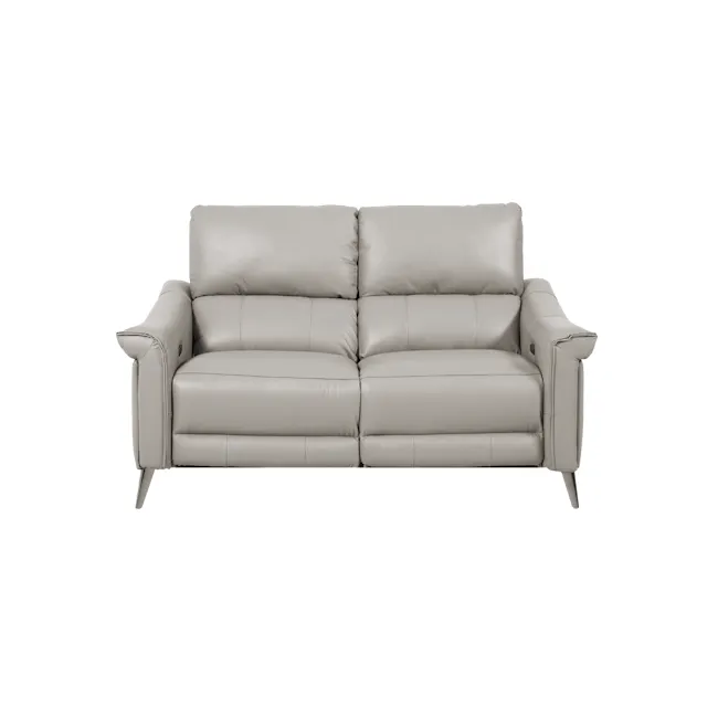 Strato Left Arm Power Recliner Unit - Beige (Top Grain Leather) - 3