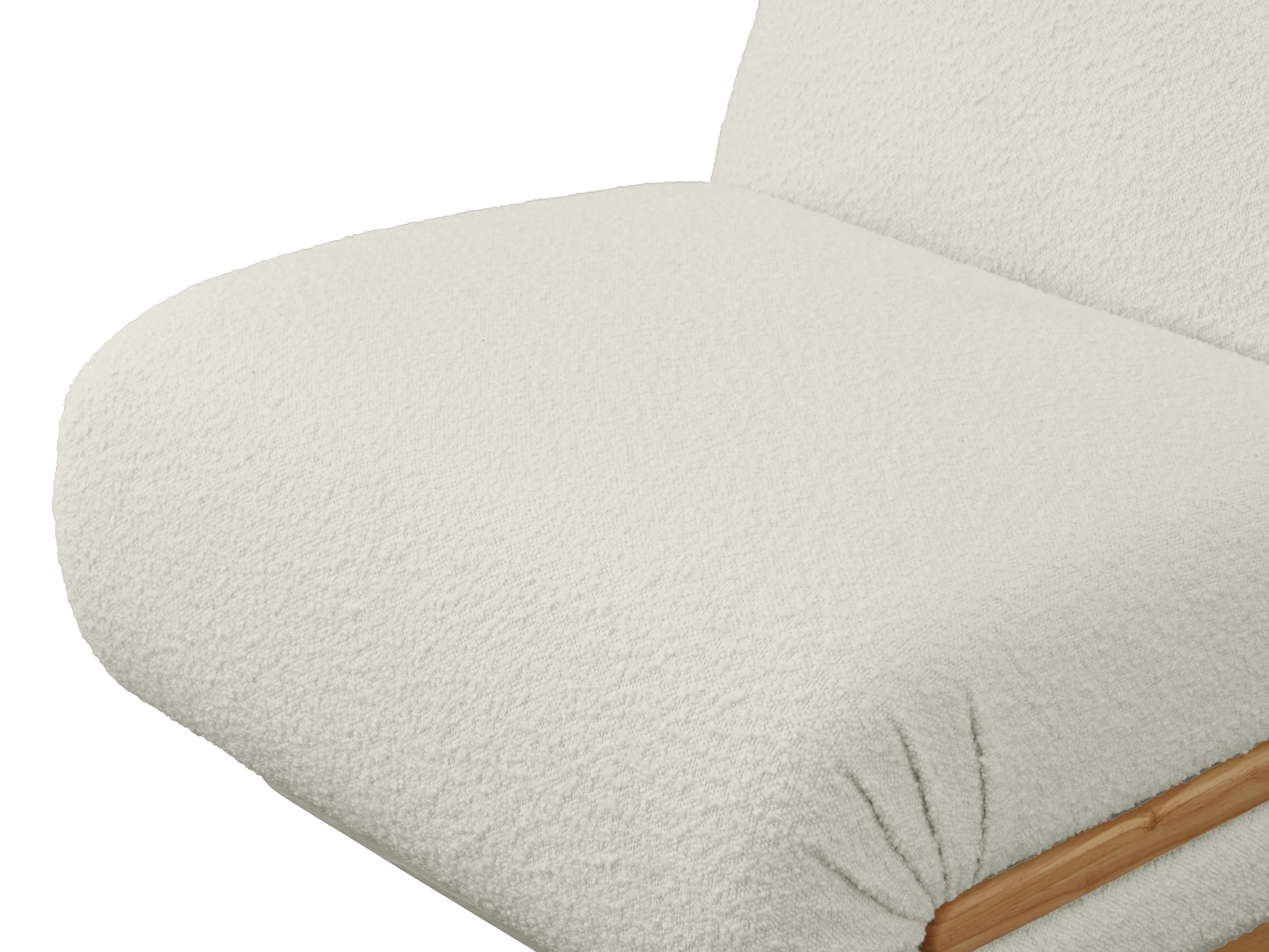 Eloise Lounge Chair - 13 - White, fluffy, soft, textured, cushioned, ergonomic, comfortable, luxurious, high-quality