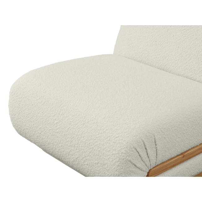 Eloise Lounge Chair - 12 - White, fluffy, soft, textured, cushioned, ergonomic, comfortable, luxurious, high-quality