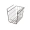 Small Overhead Shelf Hanging Basket - Matt Black - 0