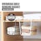 Small Overhead Shelf Hanging Basket - Matt Black - 2