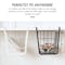 Small Overhead Shelf Hanging Basket - Matt Black - 4