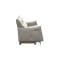Cole 3 Seater Recliner Sofa - Warm Grey (Genuine Cowhide + Faux Leather) - 2