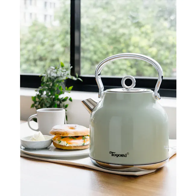 TOYOMI 1.7L Stainless Steel Water Kettle WK 1700 - Glossy Green - 2