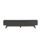 Miah TV Console 1.8m - Walnut, Grey