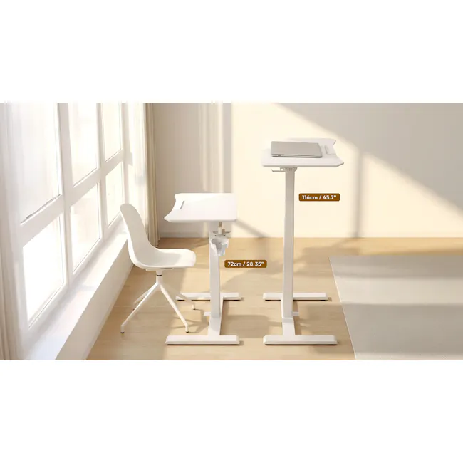 TTRacing TACTO Portable Standing Desk - Walnut - 5