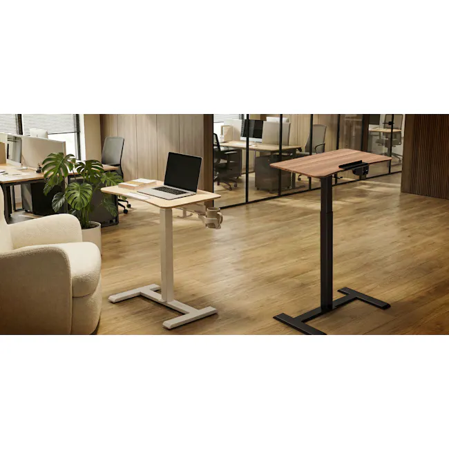 TTRacing TACTO Portable Standing Desk - Walnut - 2
