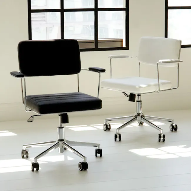 Midra Mid Back Office Chair - White - 3