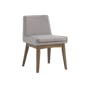 Clarkson Dining Table 1.8m in Cocoa with 4 Fabian Dining Chairs in Dolphin Grey - 12