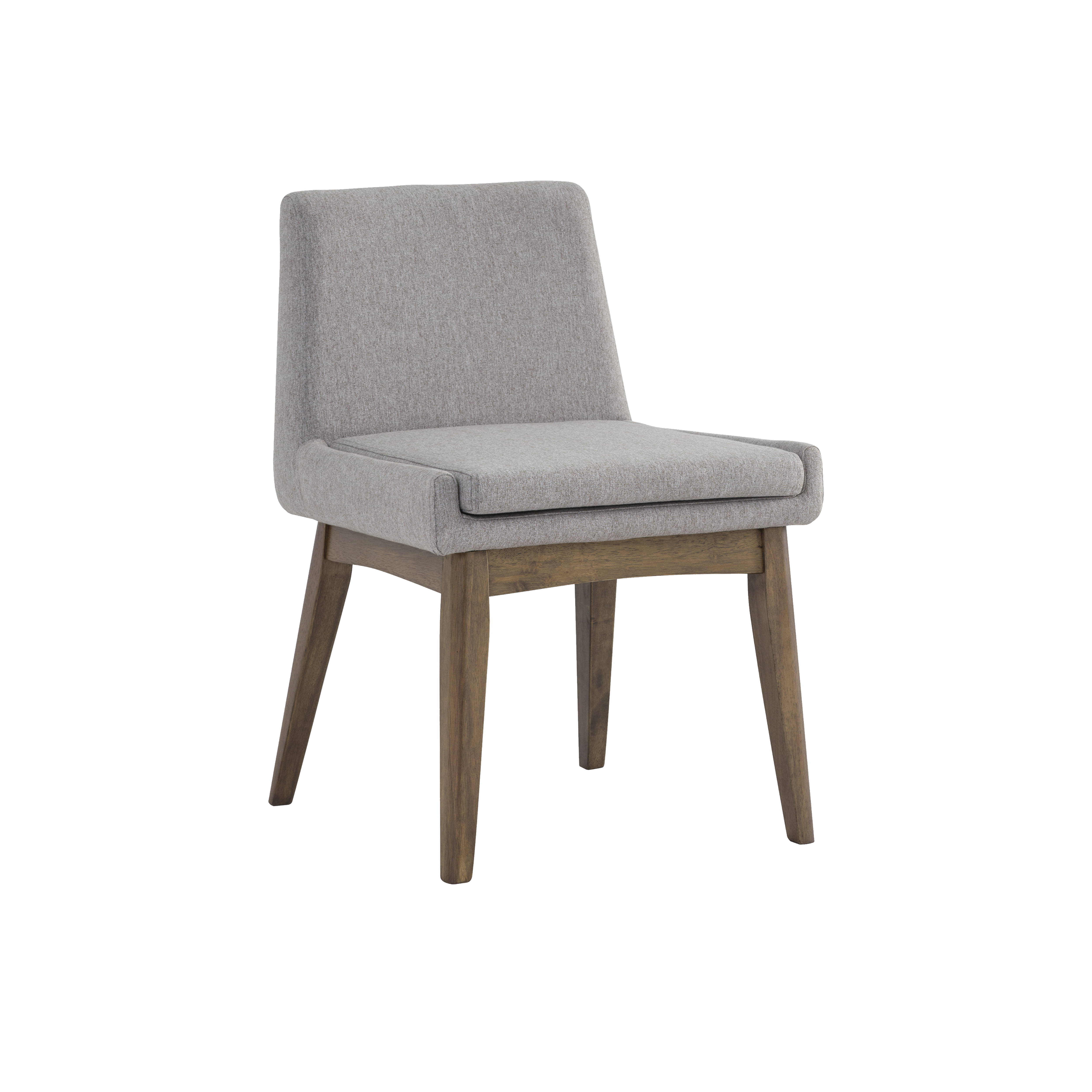 Fabian Dining Chair - Cocoa, Light Grey (Fabric)