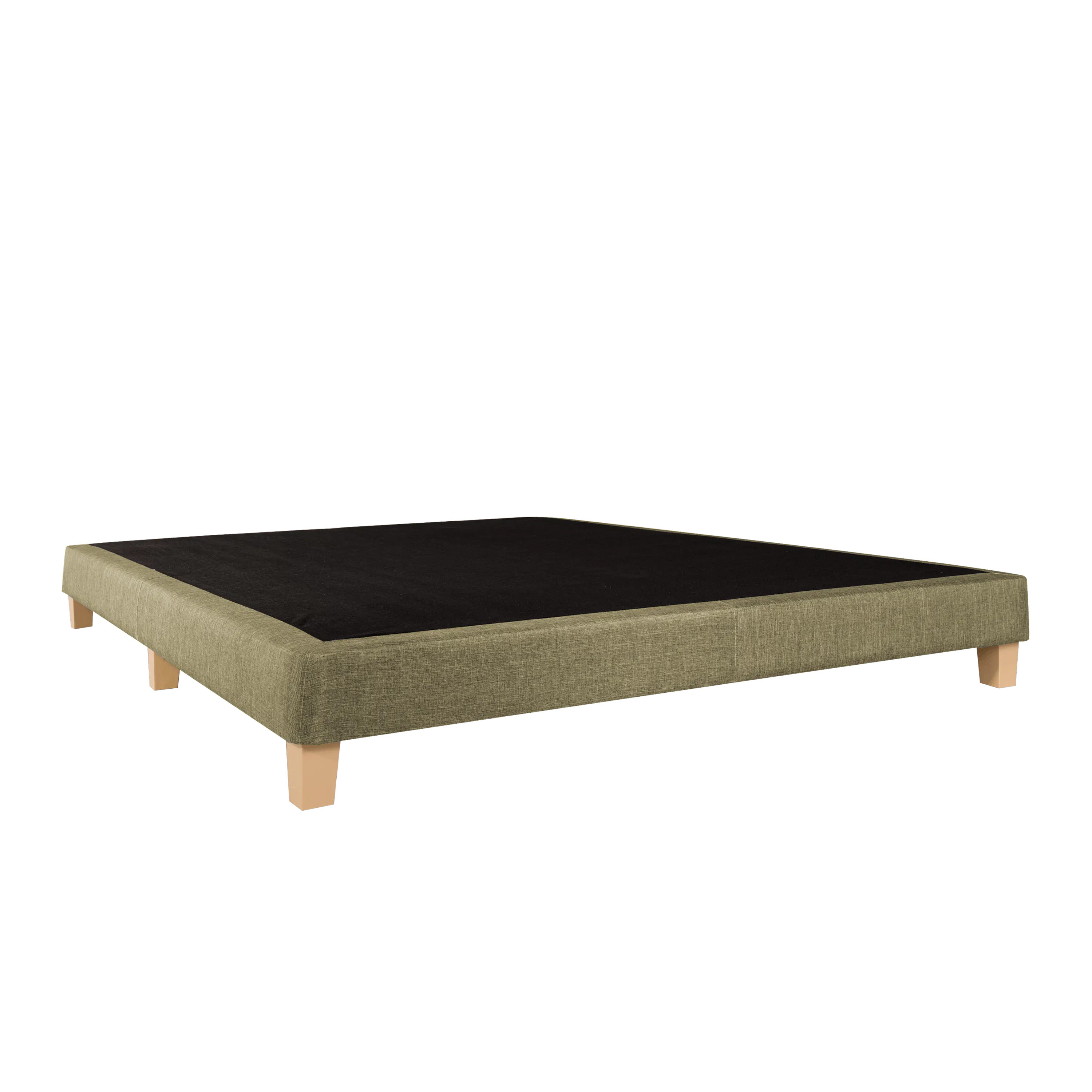 Essentials Single Divan Bed Khaki Fabric Beds By Hipvan Hipvan