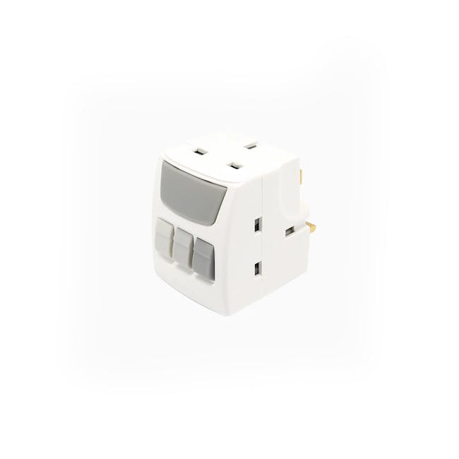 SOUNDTEOH Multiway Adaptor With Individual Switches - 0