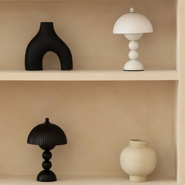 Charlotte LED Table Lamp - Sand White - 3