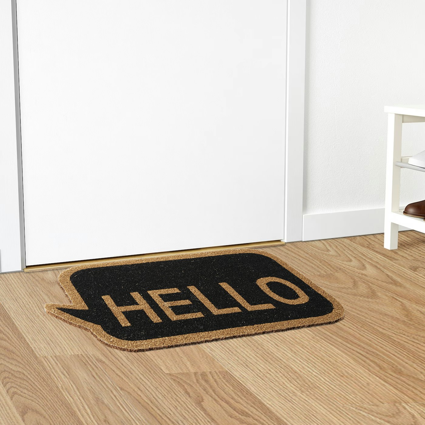 Hello Bubble Coir Door Mat, Coir Door Mats by HipVan HipVan