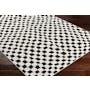 Adler Low Pile Checkerboard  Rug - Black (3 Sizes) - 5