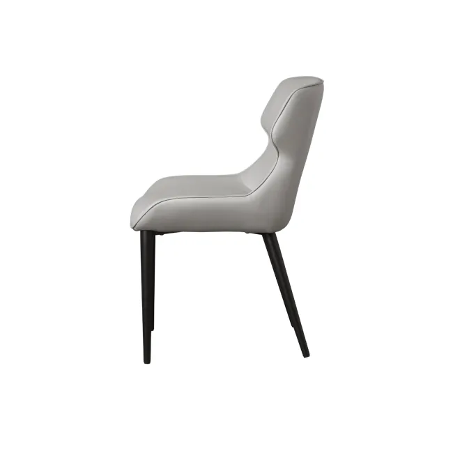 Santiago Dining Chair - Taupe (Faux Leather) - 2
