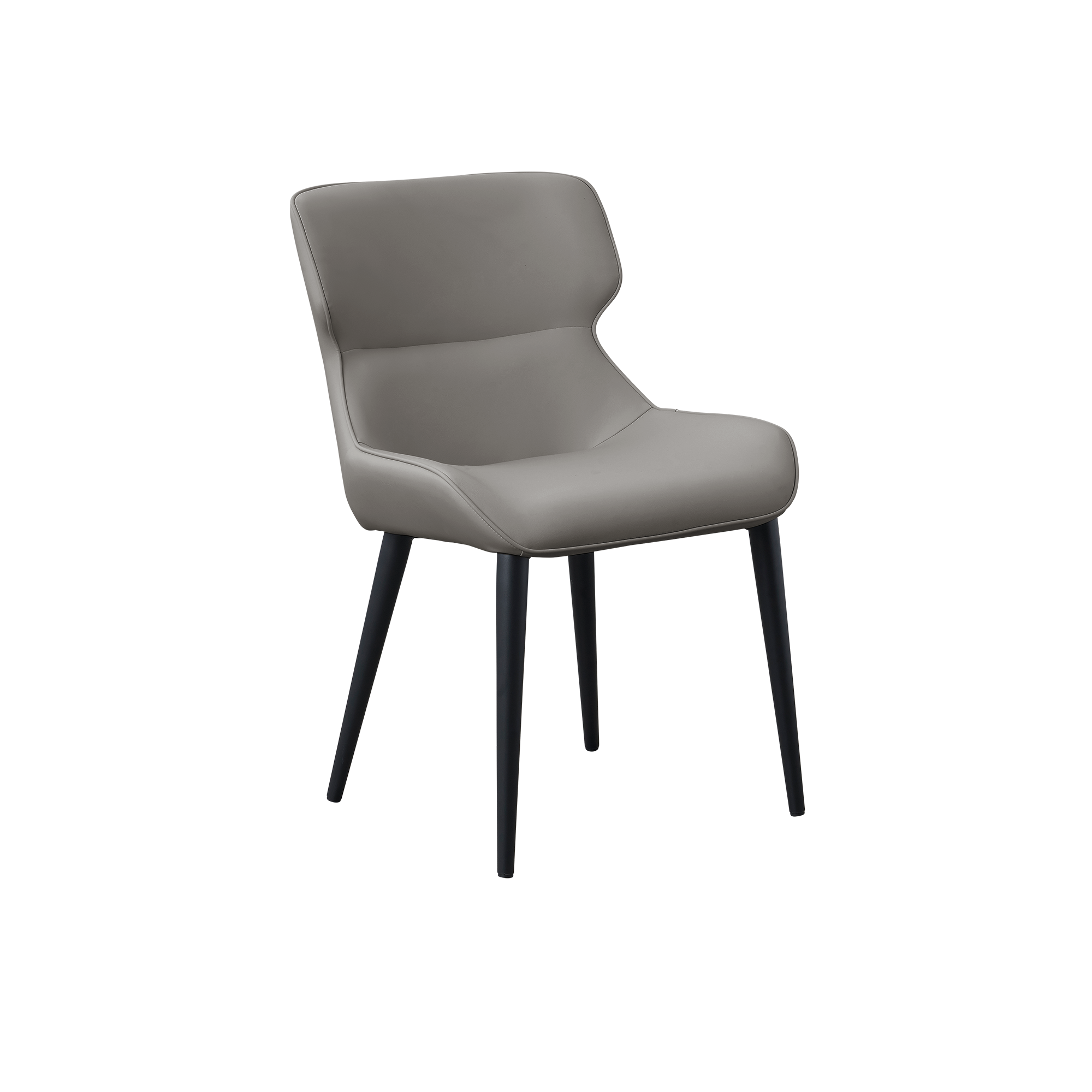 Santiago Dining Chair - Taupe (Faux Leather)