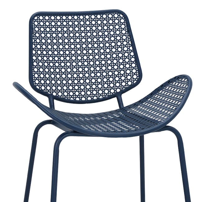 Lionel Outdoor Chair - Blue - 3