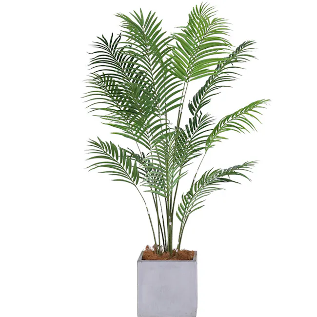 Potted Faux Areca Palm Tree 180 cm - 4