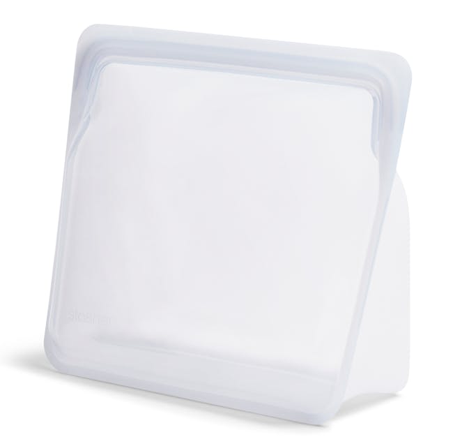Stasher Reusable Silicone Bag - Stand-Up - Clear - 11