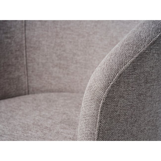 Easton Dining Armchair - Light Grey - 8