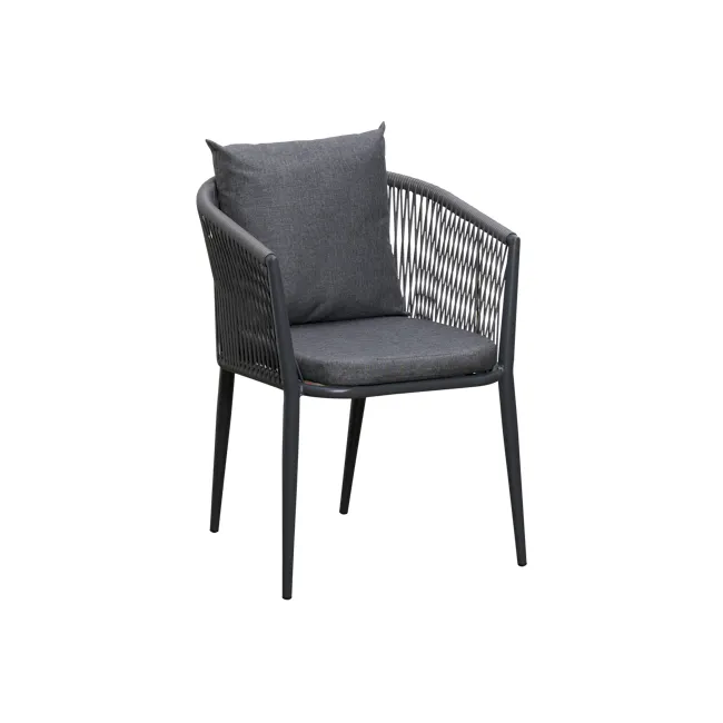Grayne Outdoor Armchair - Dark Grey - 1