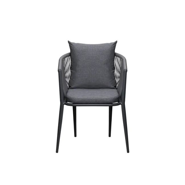 Grayne Outdoor Armchair - Dark Grey - 6