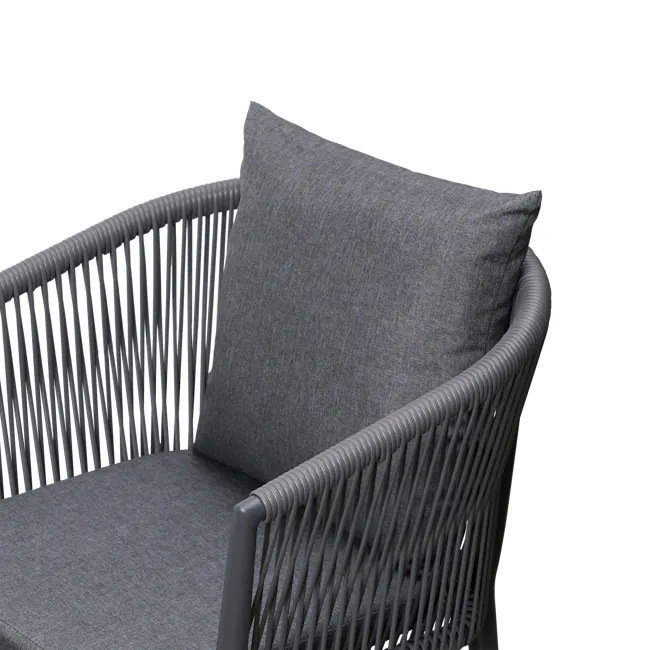 Grayne Outdoor Armchair - Dark Grey - 8