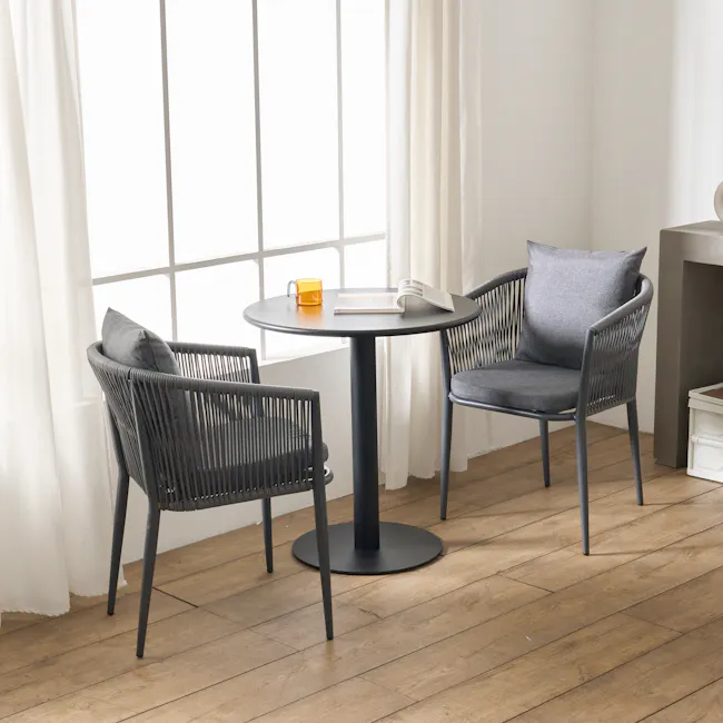 Grayne Outdoor Armchair - Dark Grey - 3