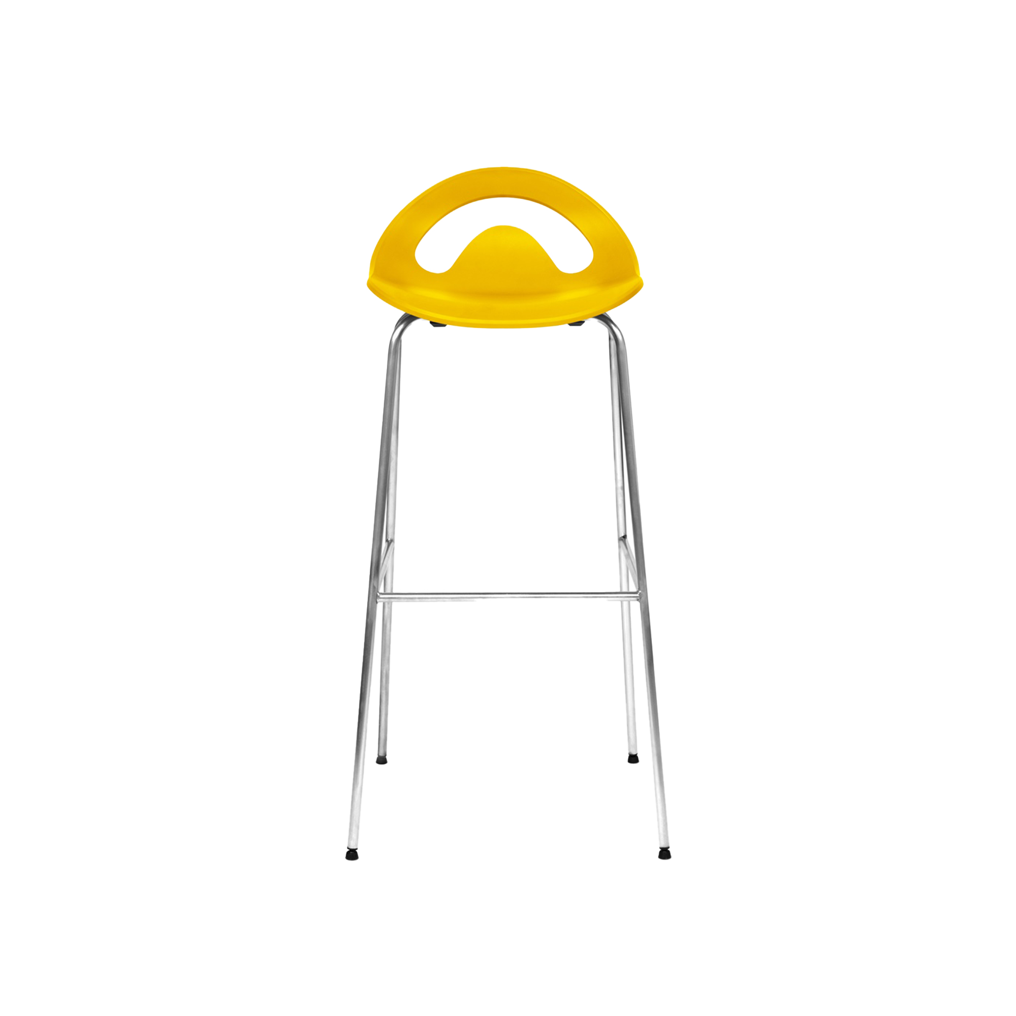 Cocktail High Bar Stool - Mango Yellow