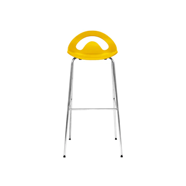 Cocktail High Bar Stool - Mango Yellow - 1