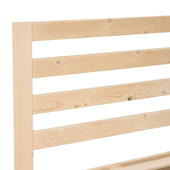 Katana Single Wooden Headboard Bed with 2 Drawers - 14