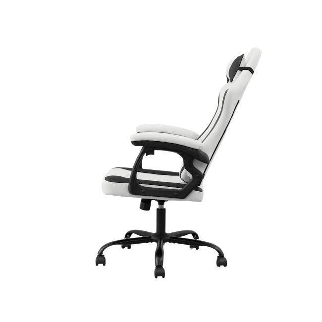Zeus Gaming Chair - White (Faux Leather) - 5