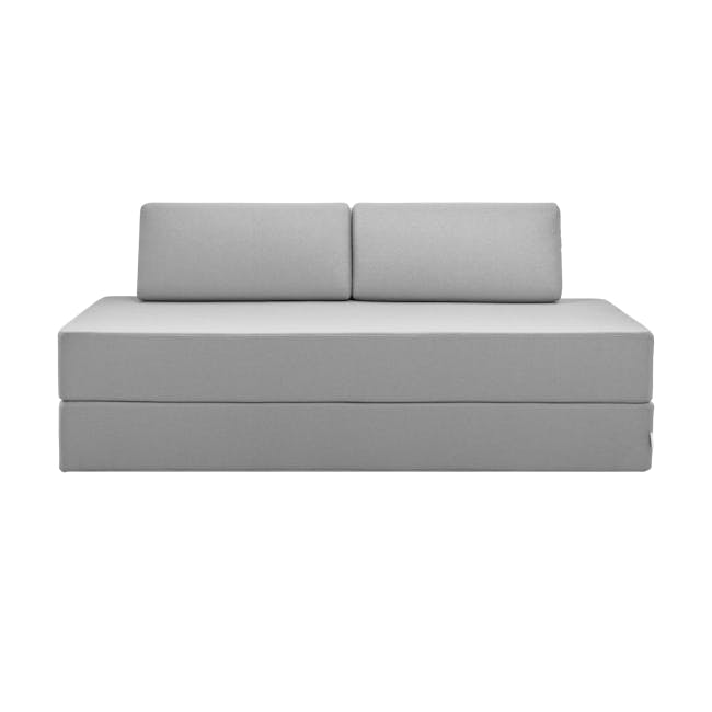 Britta 3 Seater Sofa Bed - Light Slate, MooZzz | HipVan Britta 3 Seater Sofa Bed - Light Slate, MooZzz | HipVan