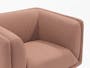 Audrey 2 Seater Sofa with Audrey Armchair - Blush - 2