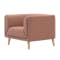Audrey 2 Seater Sofa with Audrey Armchair - Blush - 3