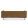 Cadencia 3 Seater Sofa with Cadencia 2 Seater Sofa - Tan (Faux Leather) - 7
